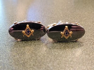 Masons Vintage ANSON Cuff Links shriners scottish rite grand lodge - Picture 1 of 6