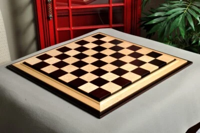 Signature III Luxury Chess board 2.5" AFRICAN PALISANDER / BIRD'S EYE MAPLE - Image 1 of 4