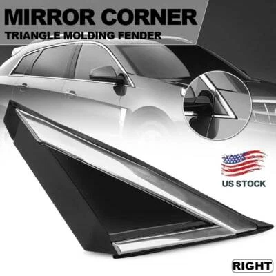 Right Side Mirror Corner Triangle Molding Fender Trim For Cadillac SRX 2010-2016 - Image 1 of 4