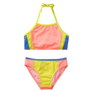 NWT Gymboree Girls Colorblock Swimsuit 2 pc UPF 50+ 5/6,7/8,10/12,14 - Picture 1 of 1