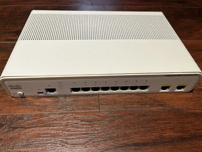 Cisco  (WS-C2960CPD-8TT-L) 8-Ports Desktop Switch PoE Powered - Image 1 of 3
