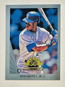 Ken Griffey 1998 Leaf Silver SX Fractal Matrix Curtain Calls SP Sharp HOF