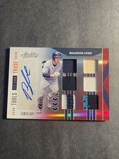 2020 Panini Absolute - Tools of the Trade 6 Swatch Signatures Spectrum Red...