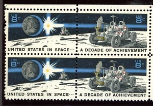 U.S. Stamps --US in Space, a Decade of Achievement -- 1971 -- 8 cents - Picture 1 of 3