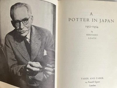 Bernard Leach Book 1st Ed A Potter In Japan Lib Denise Wren Oxshott Pottery Sgd - Image 1 of 4