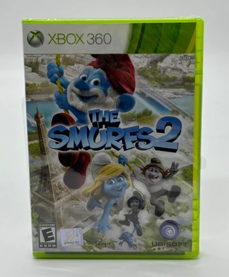RARE SEALED The Smurfs 2 Two Xbox 360 2013 Game Microsoft Ubisoft Peyo BRAND NEW - Image 1 of 2
