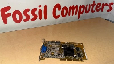 Working ASUS AGP-V3800M/32M 32MB AGP Graphics Video Card - Image 1 of 4
