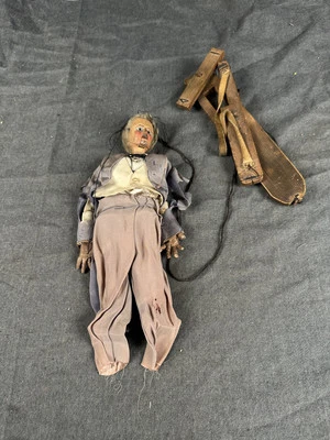 Винтажная кукла 12 дюймов Old Man Paper Mache народное искусство ручная работа - Изображение 1 из 4