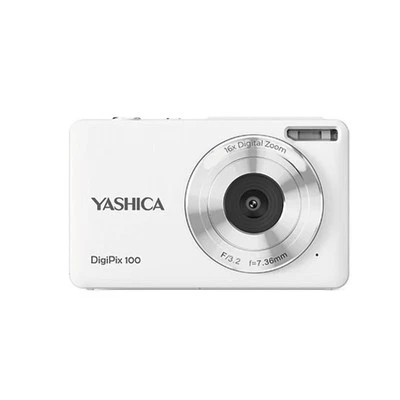 YASHICA DigiPix 100 Digital Compact Camera - White - Image 1 of 4