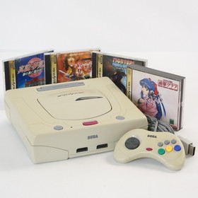 Sega Saturn WHITE Console Tested System HST-3220 JAPAN Game -NTSC-J- B7F027442