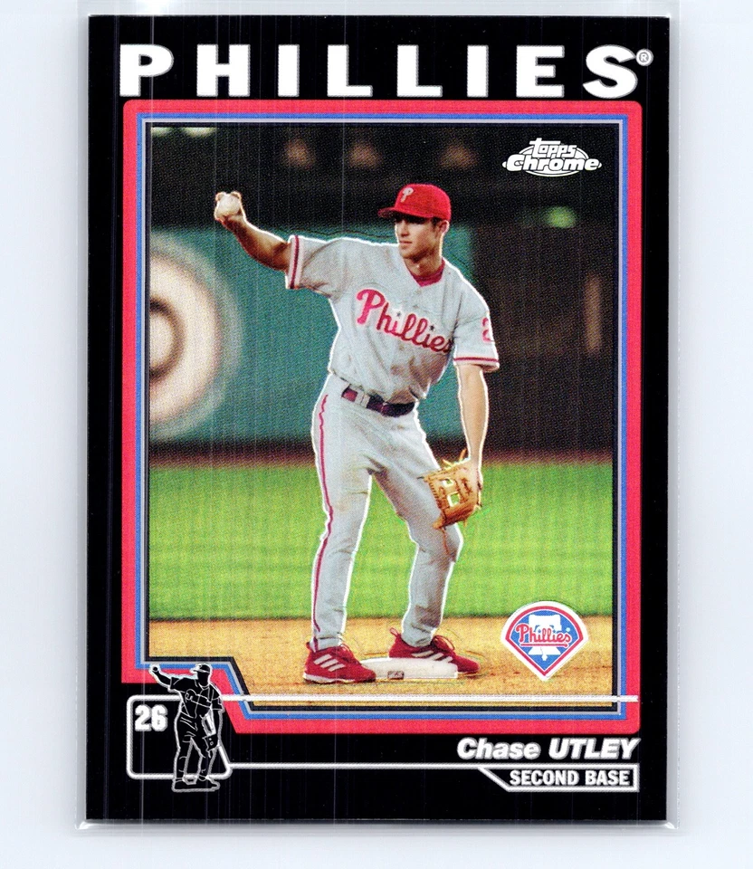 2006 Topps Black Refractor Chase Utley #383 - Image 1 of 2