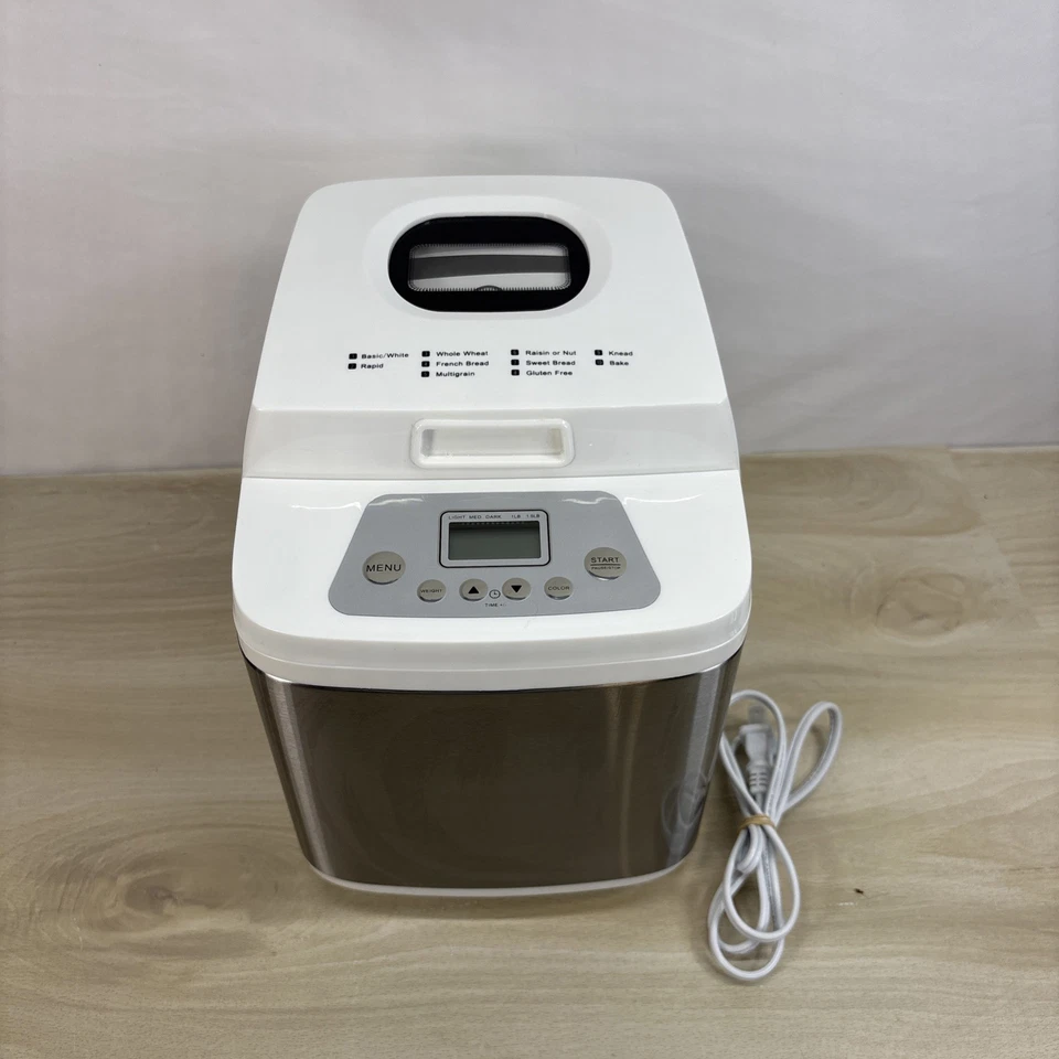 Cook's Essentials 1.5-lb Stainless Steel Breadmaker White/Stainless - Image 1 of 4