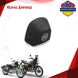 Genuine Black Passenger Backrest Pad Royal Enfield for Super Meteor 650 KXA00208 - Picture 1 of 6
