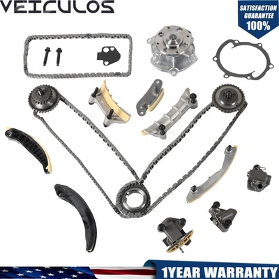 Timing Chain Kit Water Pump For 2007-2011 Cadillac STS 2011-2015 3.6L Acadia GMC - Image 1 of 4