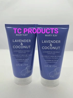 (Lote de 2) Crema de Manos Mary Kay Edición Limitada Lavanda y Coco 2.5 Fl Oz NUEVA Foto 1 de 2