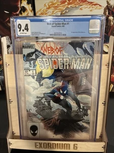 Web of Spider-Man #1 (Marvel Comics April 1985) cgc 9.4 - Bild 1 von 7