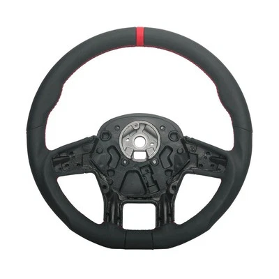 Volante YourGrip de couro/madeira 18 polegadas para Peterbilt 579 e Kenworth T680 - Imagem 1 de 4