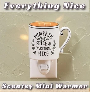 Scentsy Pumpkin Spice & Everything Nice Wand Wachswärmer Retired Becher Design - Bild 1 von 4