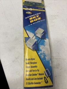 Vintage Air Creations 24" Wingspan Geometric Sky Box Kite Nylon Fiberglass 84244 - Picture 1 of 5