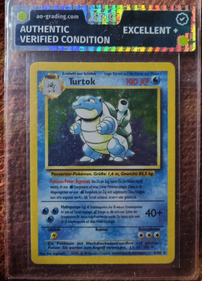 Pokémon Turtok 2/120 AOG Excellent + Authentic Verified Condition  - Bild 1 von 4