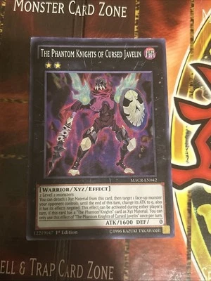 The Phantom Knights of Cursed Javelin MACR-EN042 Maximum Crisis 1st Edition - Image 1 of 2