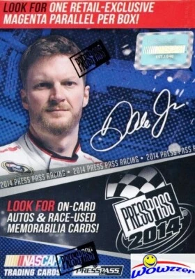 2014 Press Pass Nascar Racing EXCLUSIVE Sealed Blaster Box-Magenta Parallel - Image 1 of 2