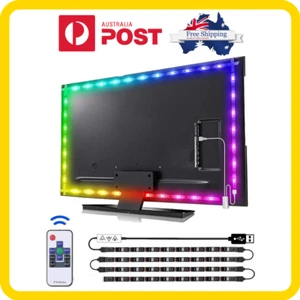Gaming Lights, 6.6ft USB | Powered LED Strip Lights with Remote Controller AU - Picture 1 of 8