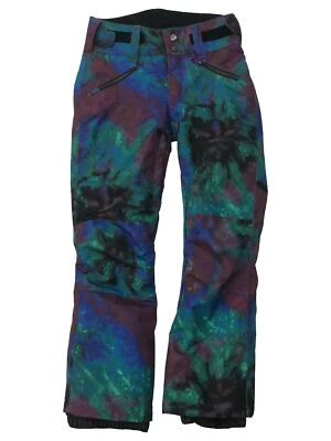 Iceburg Niñas Azul Púrpura Verde Tie Dye Nieve Esquí Snowboard Pantalones Foto 1 de 2