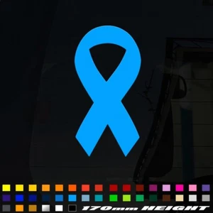 Prostate Cancer Ribbon Sticker Cancer Awareness Window Bumper Vinyl Decal - Picture 1 of 2
