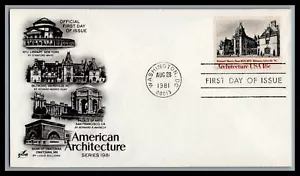 US FDC # 1929 18c Architecture ArtCraft 1981, 9M912 - Picture 1 of 1
