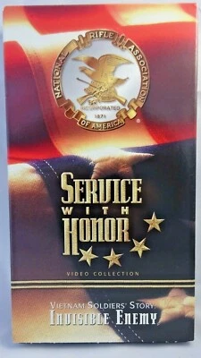 VHS Movie "Service With Honor" Vietnam Soldier Story Invisible Enemy Documentary Foto 1 de 2