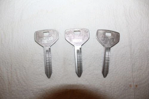 3 NEW Curtis Key Blanks Uncut Y-155 Mopar Chrysler Plymouth Dodge Jeep - Image 1 of 1
