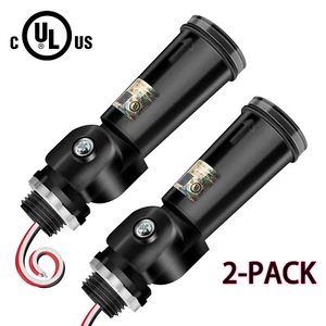 LED 120V Dusk To Dawn Outdoor Swivel Photo Cell Light Control Photocell Sensor - Picture 1 of 8