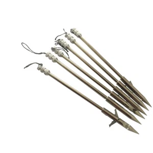 12PK 6.3 inch stainless steel slingshot arrows Bow fishing slingshot arrow  - Picture 1 of 7