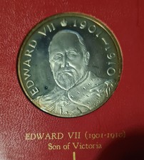 Silver Proof Coin Kings and Queens of England Series .925 ~ EDWARD VII 1901-1910
