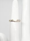 $1400 .25ct VS G Baguette Diamond 14k Yellow Gold Wedding Ring GUARD FREE SIZING