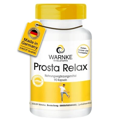 Prosta Relax- 90 Kapseln - hochdosiert - vegan | Warnke Vitalstoffe
