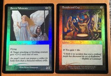 MTG 1x Serra Advocate Foil - Urza's Destiny - 1x Braidwood Cup Foil 💥 HQ Images