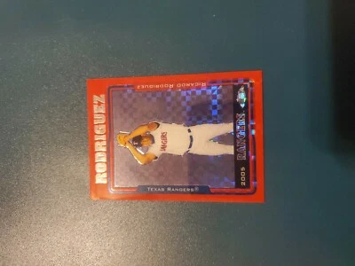 2005 Topps Chrome red xfractor 03/25 Ricardo Rodriguez #455 mint to gem mint.  - Image 1 of 2