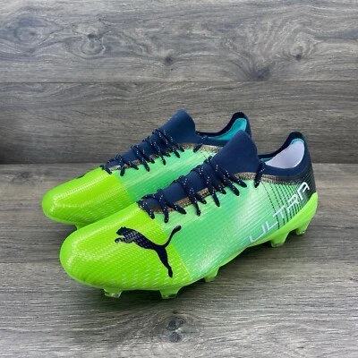 Puma Men's Ultra 2.4 FG Soccer Cleats Size 12 Green Aqua - Image 1 of 4