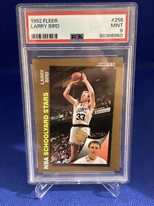 1992 Fleer Larry Bird #256   Boston Celtics PSA 9 AMAZING CARD LARRY LEGEND 🔥