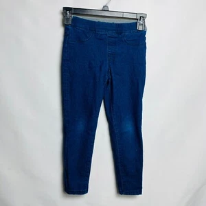 Calvin Klein  Jeans For Kids Size S (7) Blue With Elastic Waist jegging stretch - Picture 1 of 2