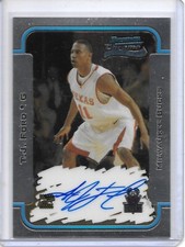 2003-04 Bowman Chrome T.J. FORD ON CARD AUTO AUTOGRAPH ROOKIE RC /250 BUCKS!