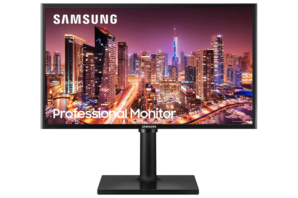 SAMSUNG T40F Series 24-Inch FHD 1080p Computer Monitor, IPS Panel, HDMI, VGA - Image 1 of 4
