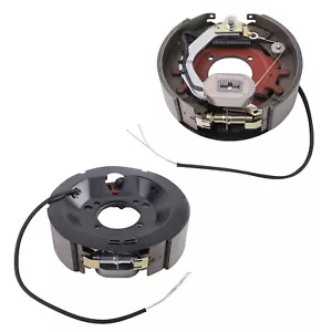 2x Electric Trailer Backing Plate Brake For Dexter Axle 023-435-00 8000 lbs - Picture 1 of 12
