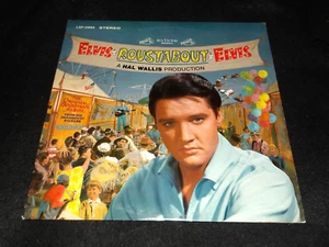 Original ELVIS PRESLEY Roustabout LP WILD Cover Movie Soundtrack 1964 w Innr STR - Picture 1 of 3