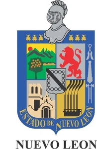 2 (PIEZAS) Nuevo León México. Calcomanías de escudo de armas pegatinas a todo color/a prueba de intemperie - Imagen 1 de 3