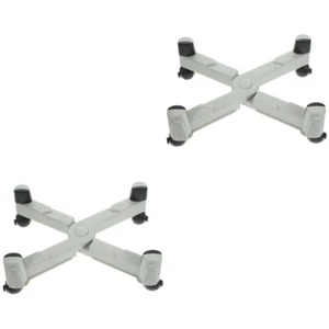 2 Pack Gerät Computerbildschirm Rollwagen Für Beweglicher Computerständer - Bild 1 von 12