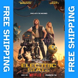 The Electric State (2025) Blu-ray BRAND NEW 1080p Full HD Region Free CD Gift - Picture 1 of 14