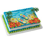Summer Flip Flops Cake Decor Set 6 Pieces Summer Cake Decor